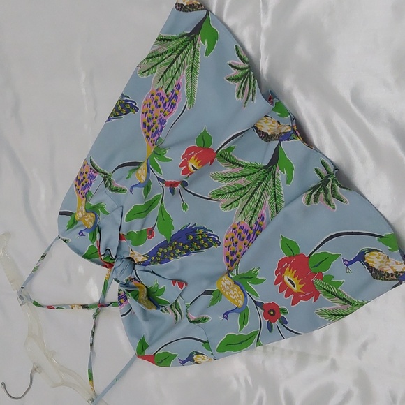 On 34th By Macy's Kight Blue Tropical Floral Summer Camisole Top, Festival Med - Picture 4 of 8